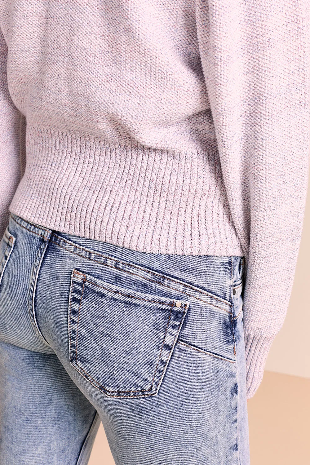 LE INDI - Jean slim light wash 7,8ème effet push up