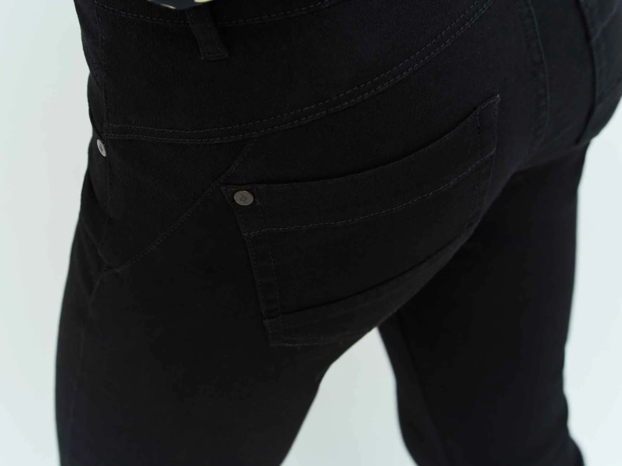 LE INDI - Jean slim noir 7/8ème effet push up