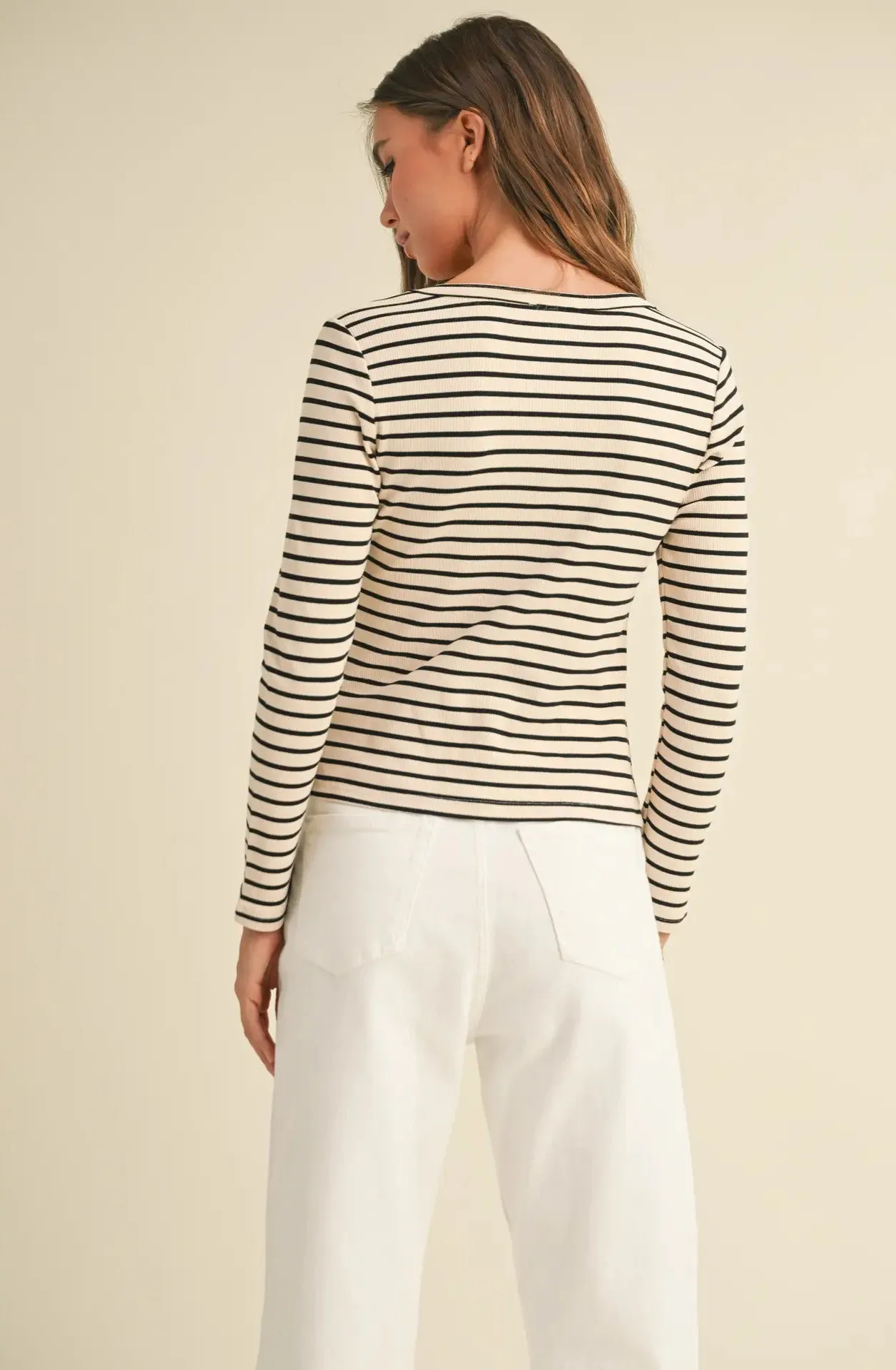Lennon Stripe Top