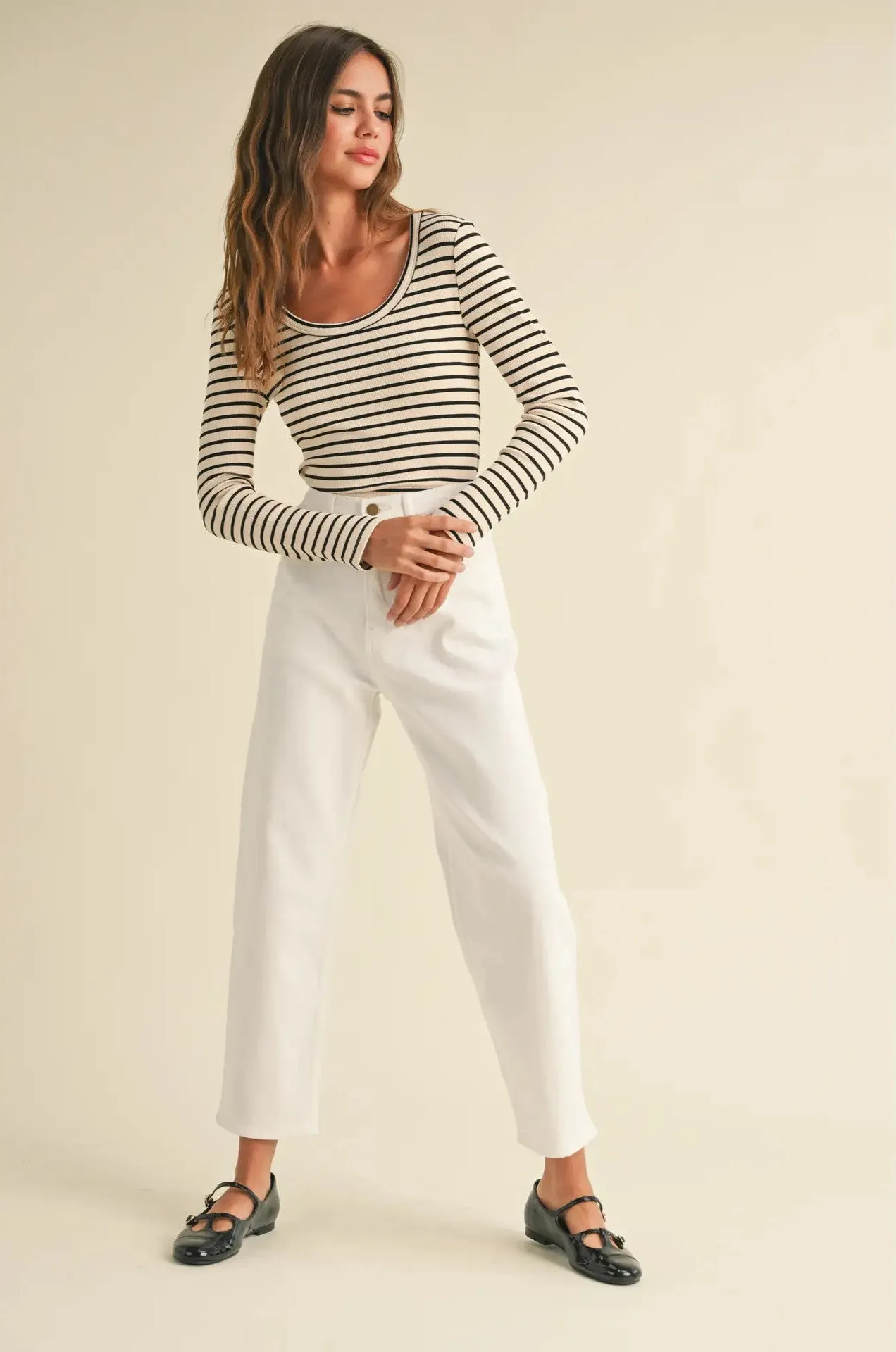 Lennon Stripe Top
