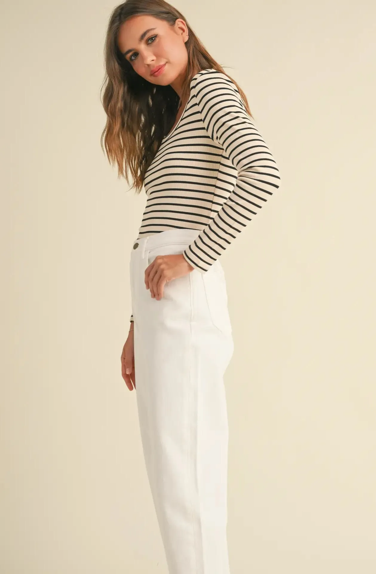 Lennon Stripe Top