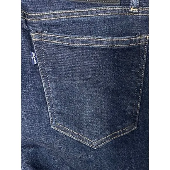 Levi's Made &amp; Crafted Women’s Cigarette Slim Jeans Italian Denim Dark Blue