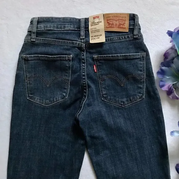 Levi's NWT 721 High Rise Skinny Jeans Women 00/24
