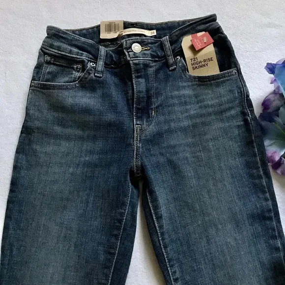 Levi's NWT 721 High Rise Skinny Jeans Women 00/24