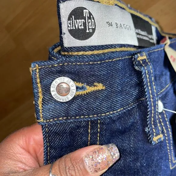 Levi’s Silver Tab ‘94 Baggy Straight Leg Denim Jeans Womens Size 29x31