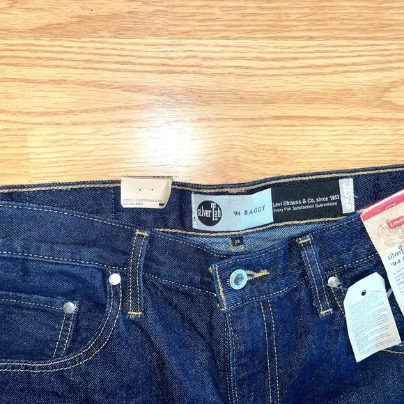 Levi’s Silver Tab ‘94 Baggy Straight Leg Denim Jeans Womens Size 29x31