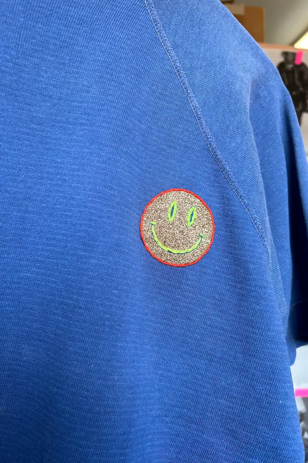 LEXI | washed navy smiley