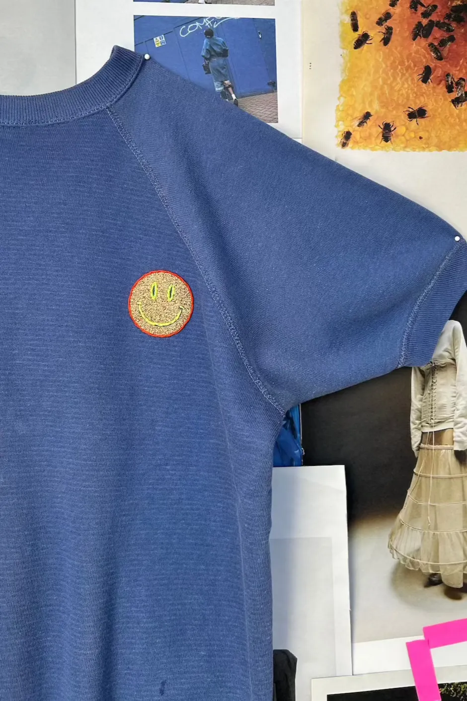 LEXI | washed navy smiley