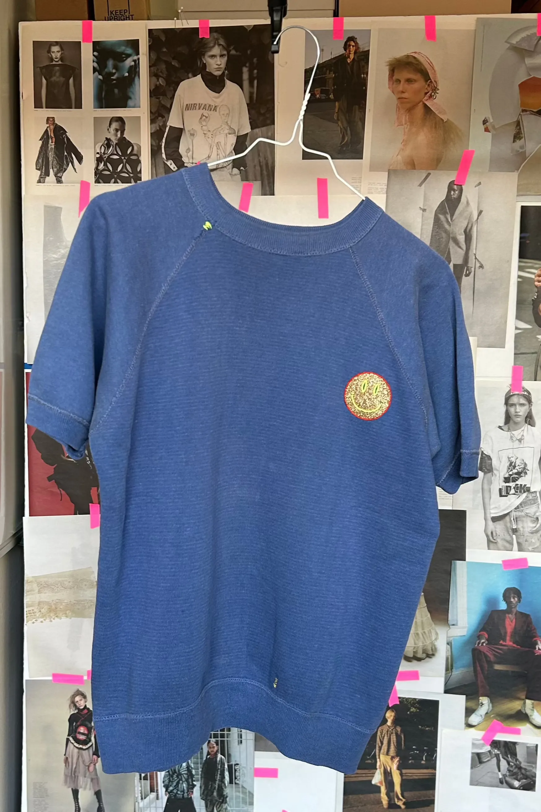 LEXI | washed navy smiley