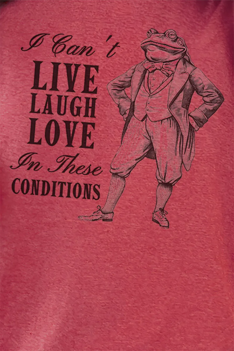 Live Laugh Love Frog Softstyle Adult T-Shirt