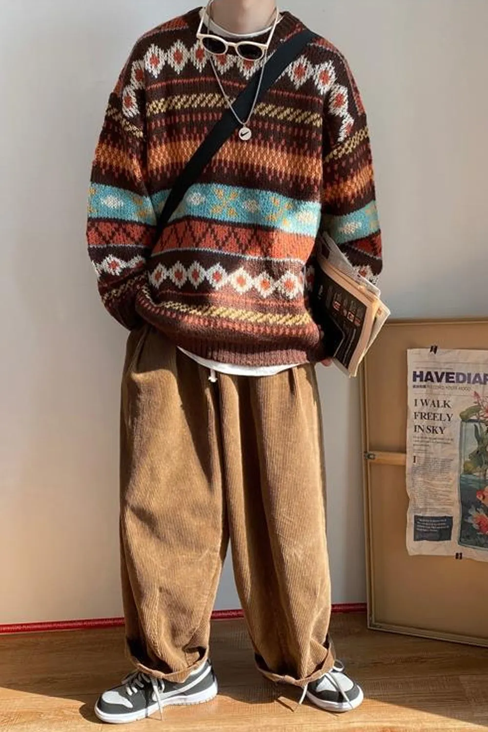 Loose Vintage Thick Knitted Sweater