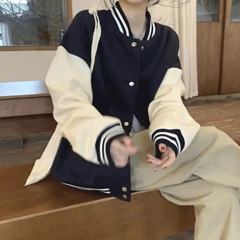 Loose Warm Casual Baseball Jacket