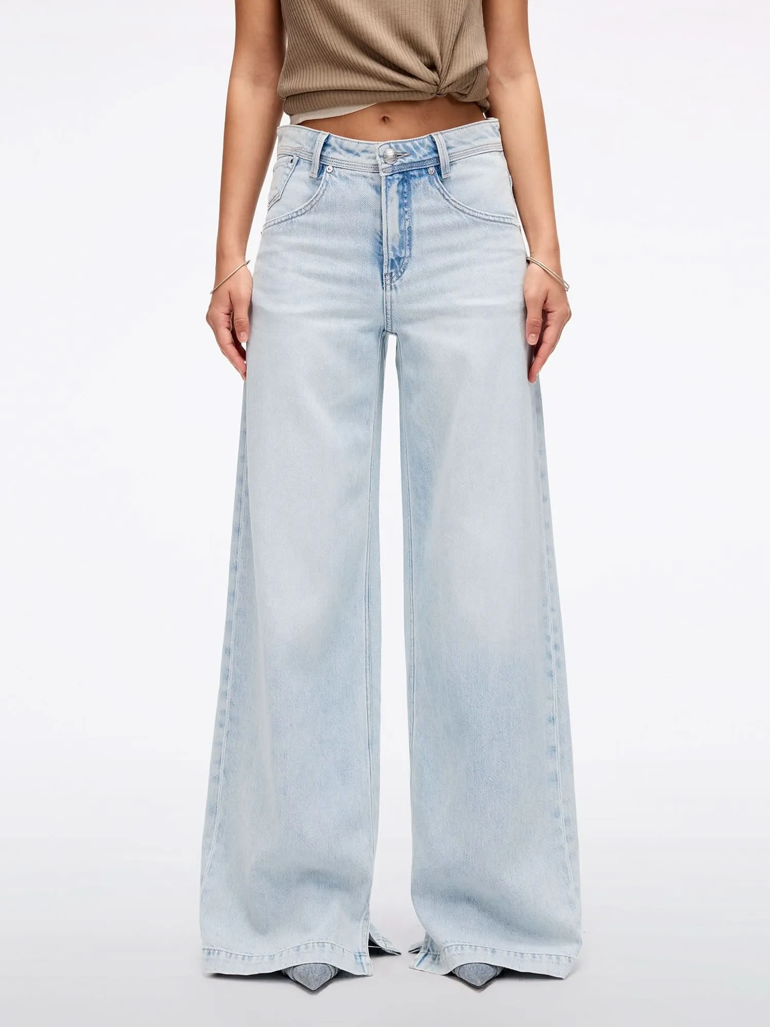 Loose Wide-Leg Jeans-270