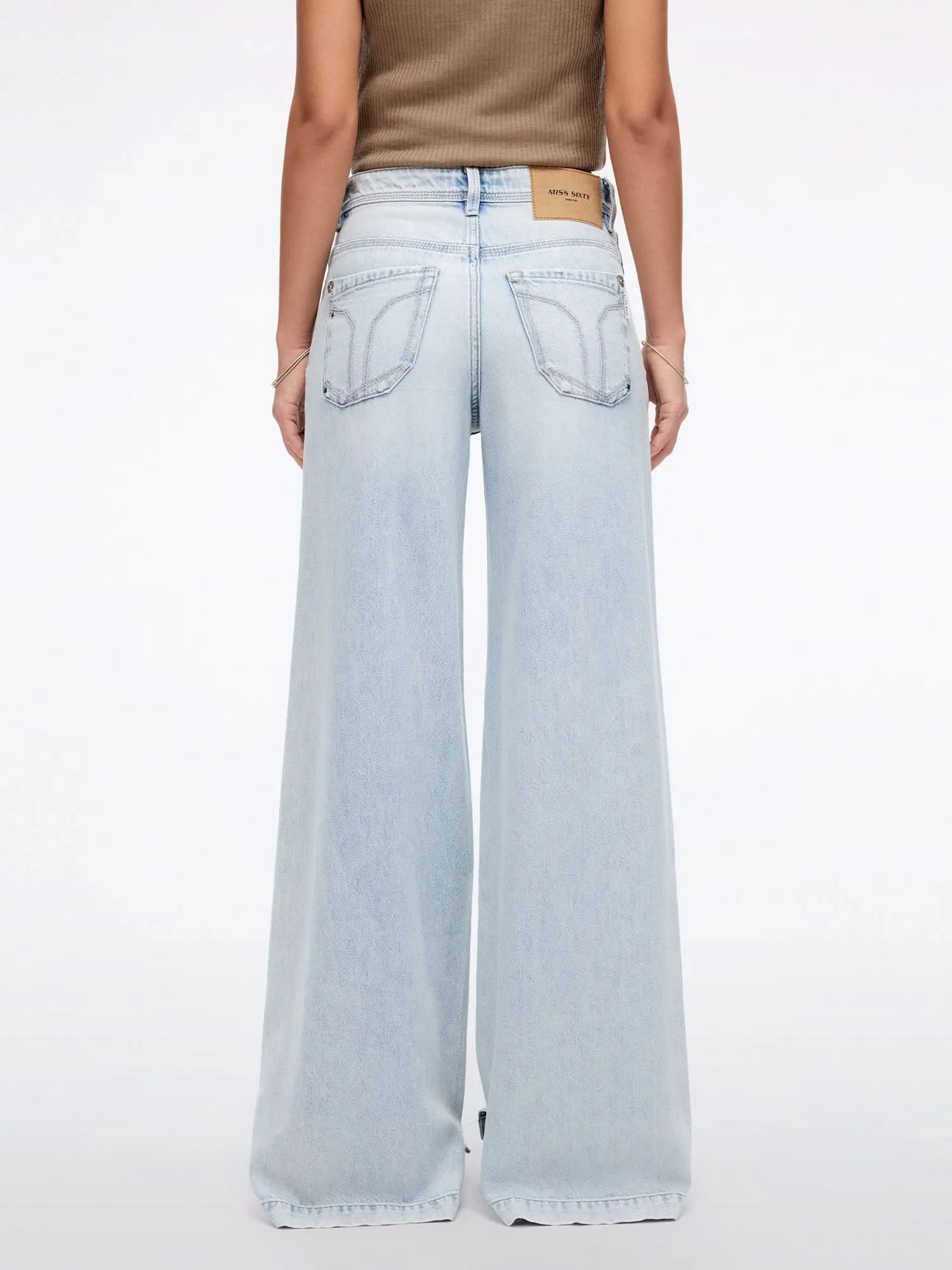 Loose Wide-Leg Jeans-270