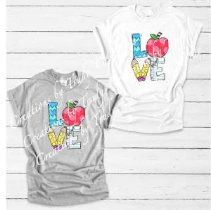 Love teacher- T SHIRT