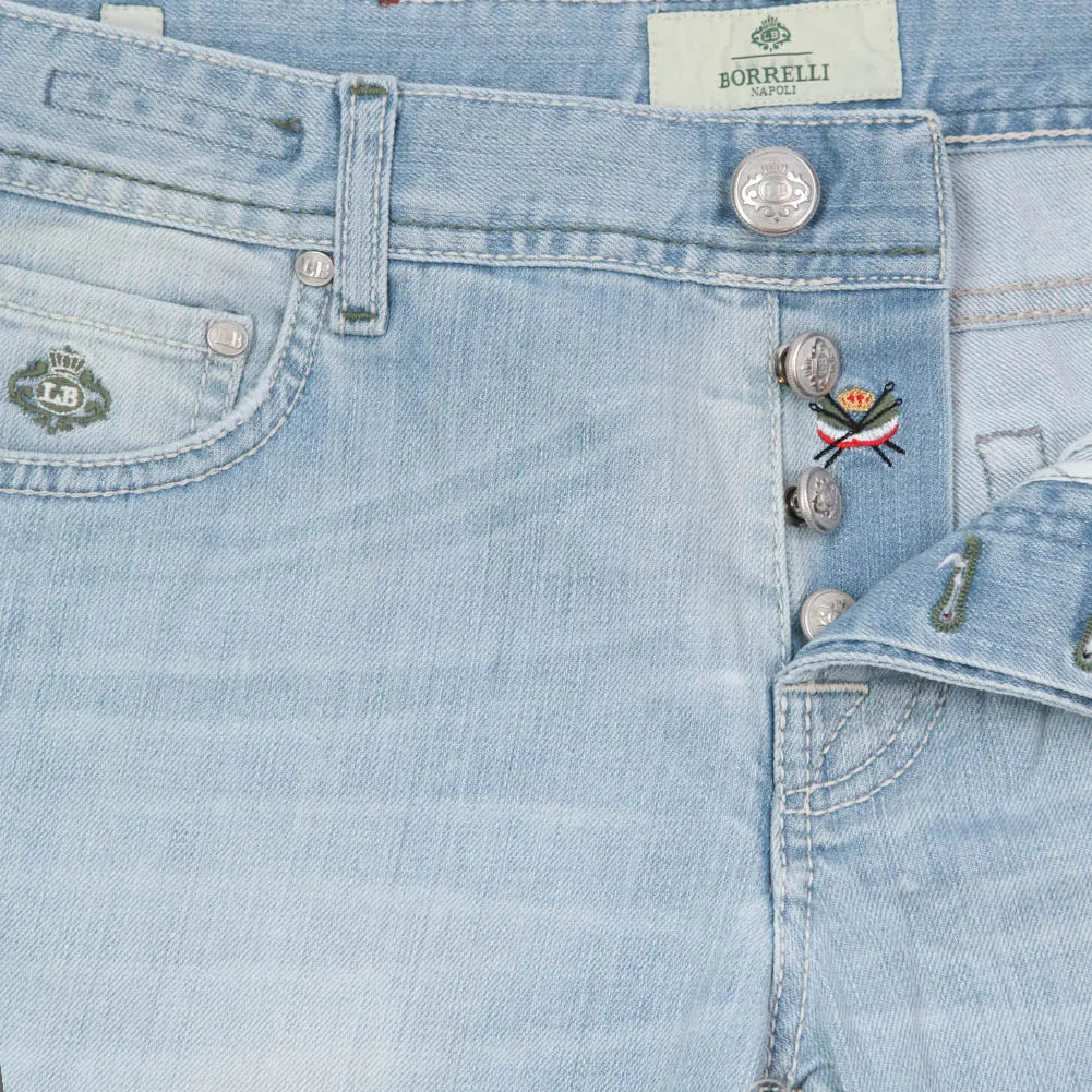 Luigi Borrelli Denim Blue Jeans - Extra Slim - 38 US / 54 EU