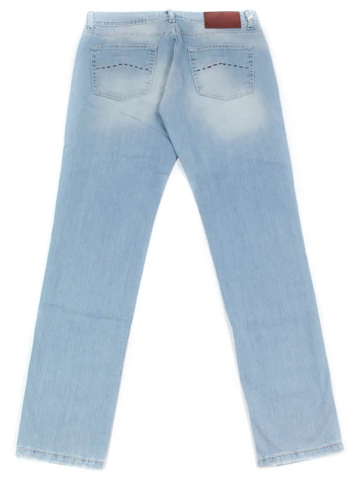 Luigi Borrelli Denim Blue Jeans - Extra Slim - 38 US / 54 EU