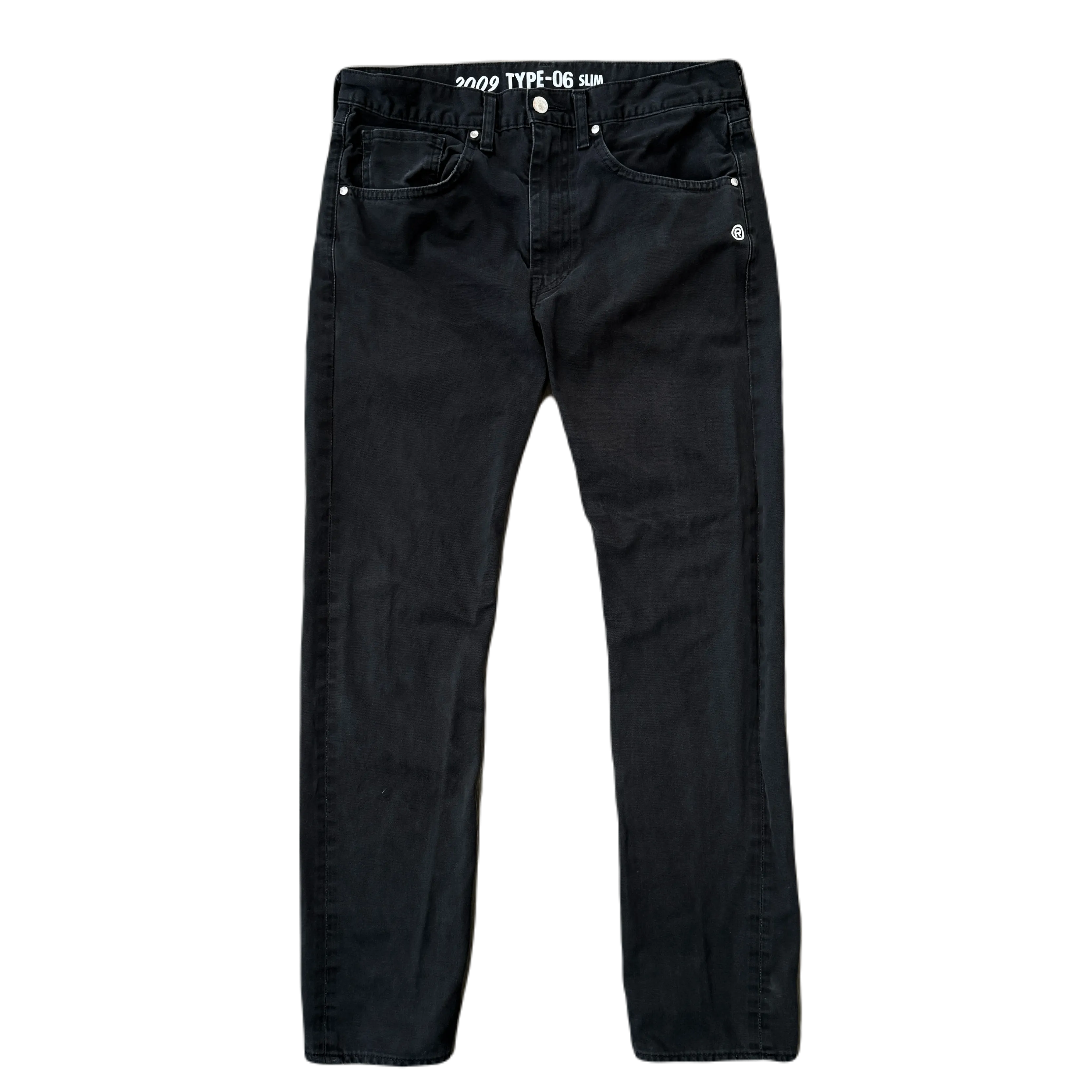 [M] Bape Type-09 Slim Black Jeans
