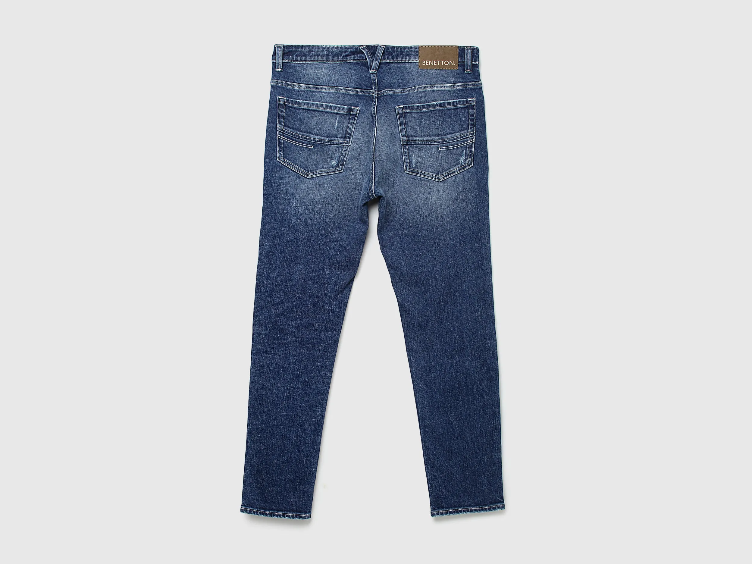 Men Solid Low Crotch Jeans