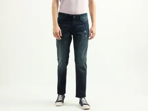 Men Solid Slim Straight Jeans