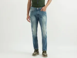 Men Solid Slim Tapered Fit Jeans