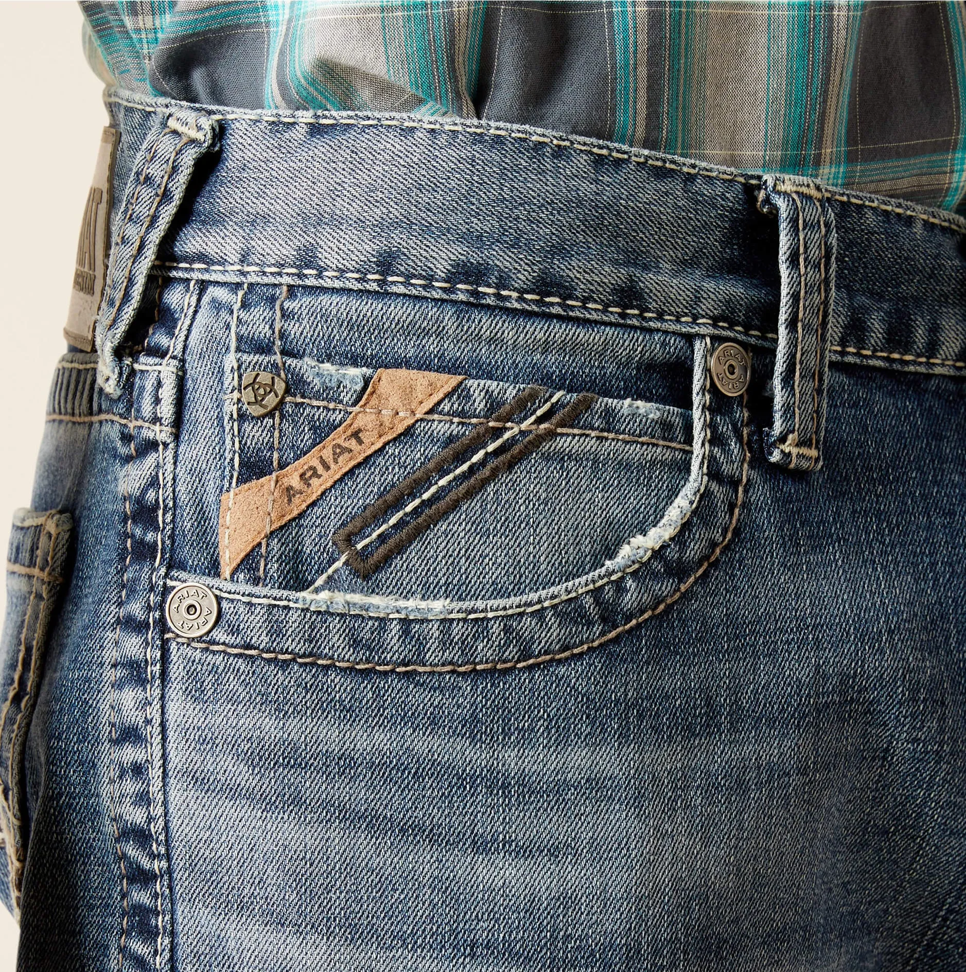 Men’s Ariat M7 Slim Remming Straight Peconic Jean