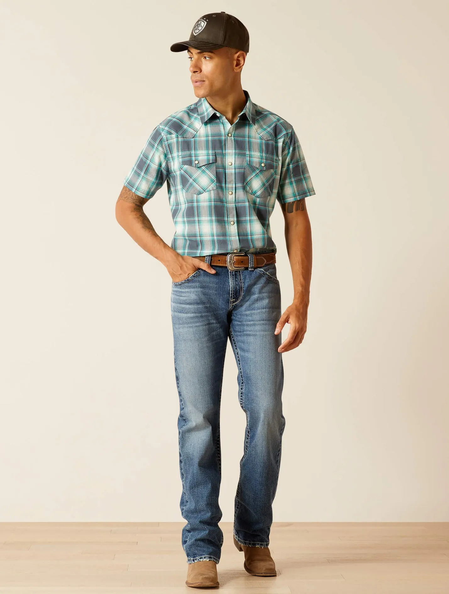 Men’s Ariat M7 Slim Remming Straight Peconic Jean