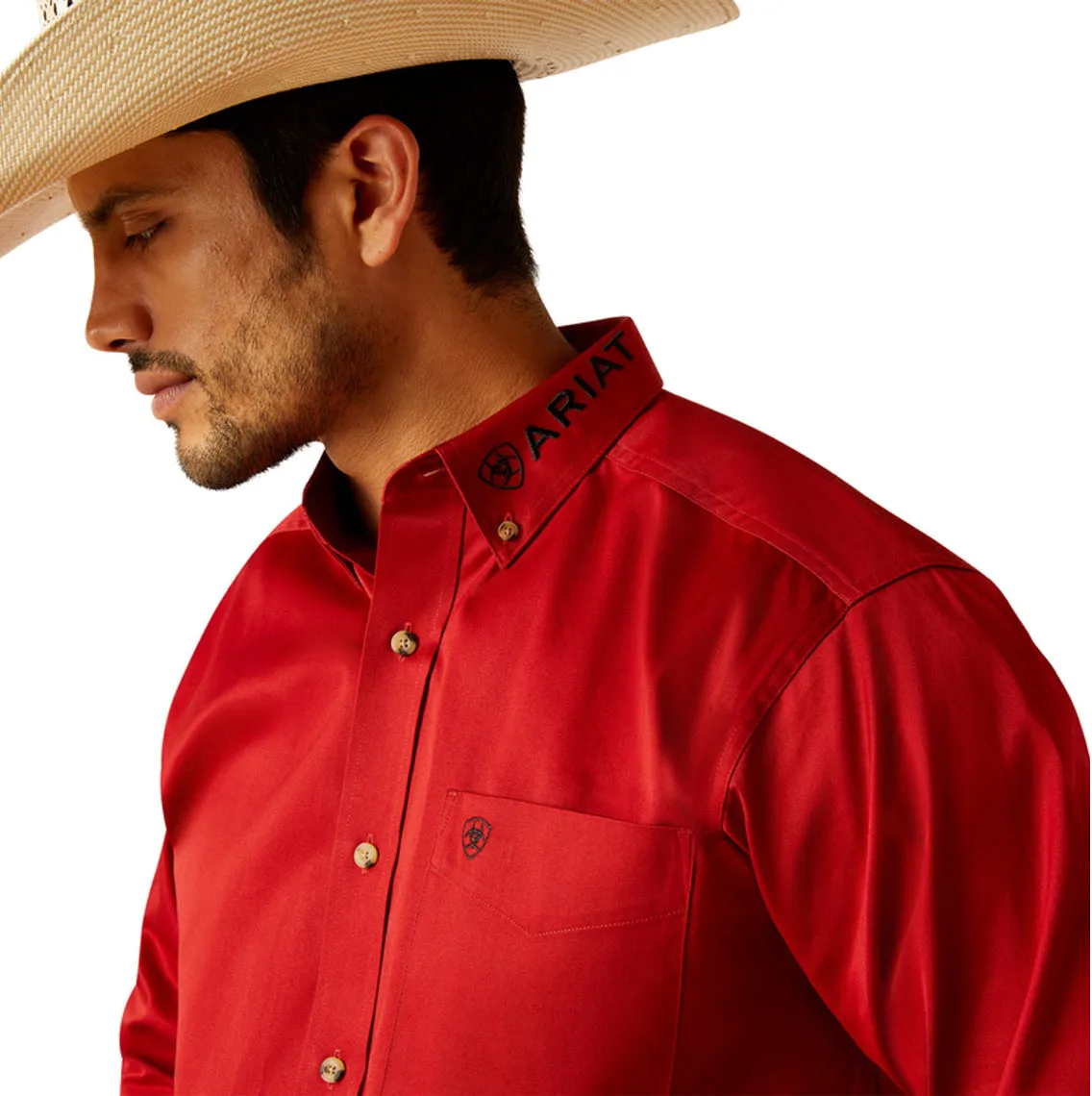 Men’s Ariat Team Logo Twill Classic Fit Shirt