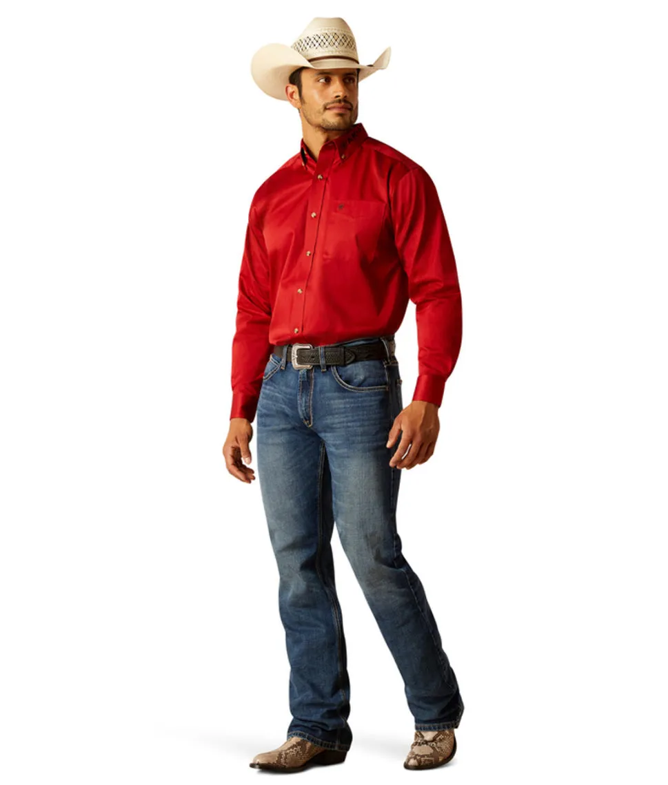 Men’s Ariat Team Logo Twill Classic Fit Shirt