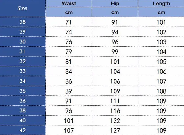 Mens Jeans Slim Straight Stretch Pants Denim Trousers Size Jeans for Men