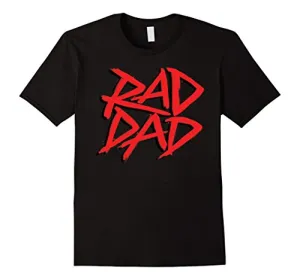 Mens The Rad Dad Hand Brushed Tag Tee