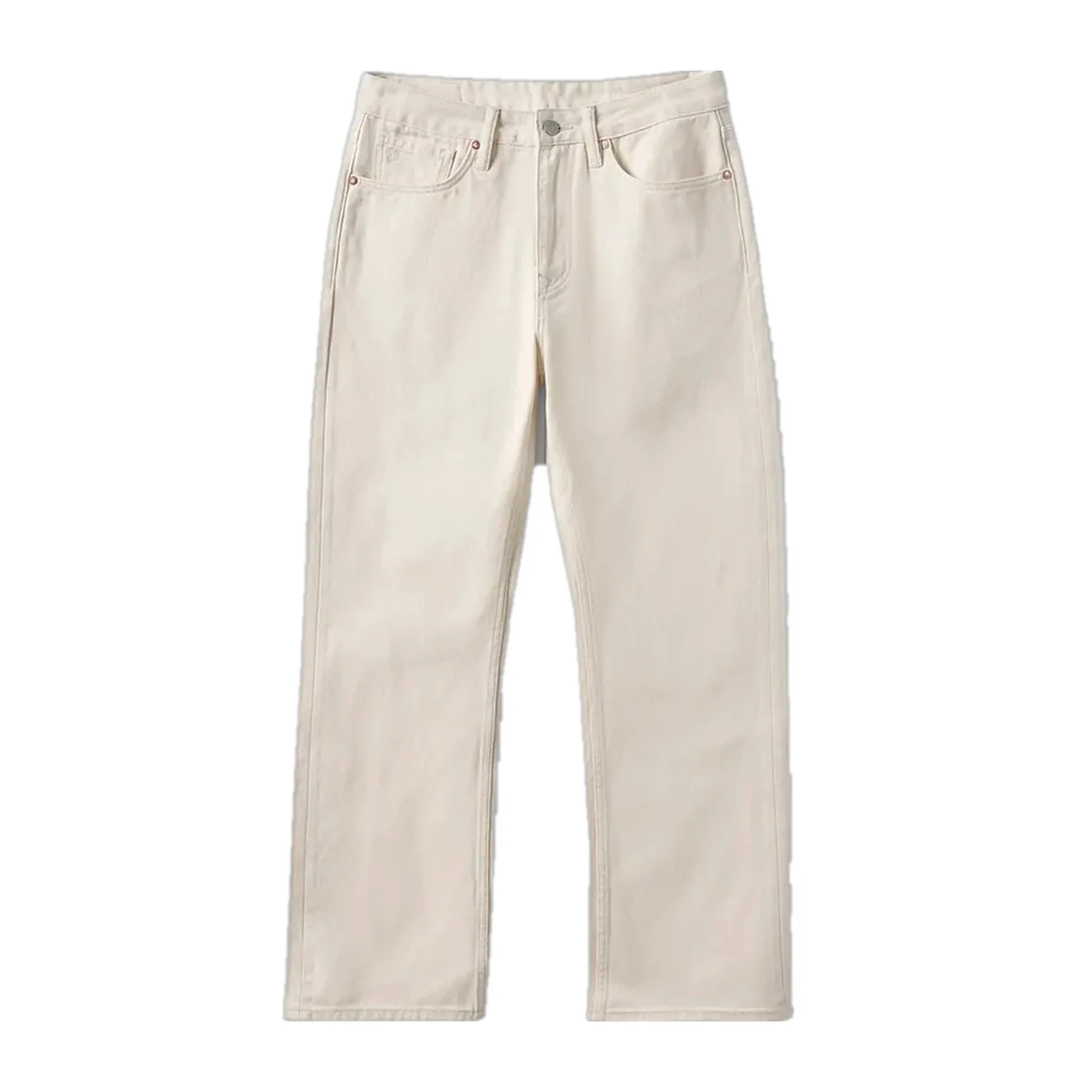 Mid rise casual midweight men's jeans