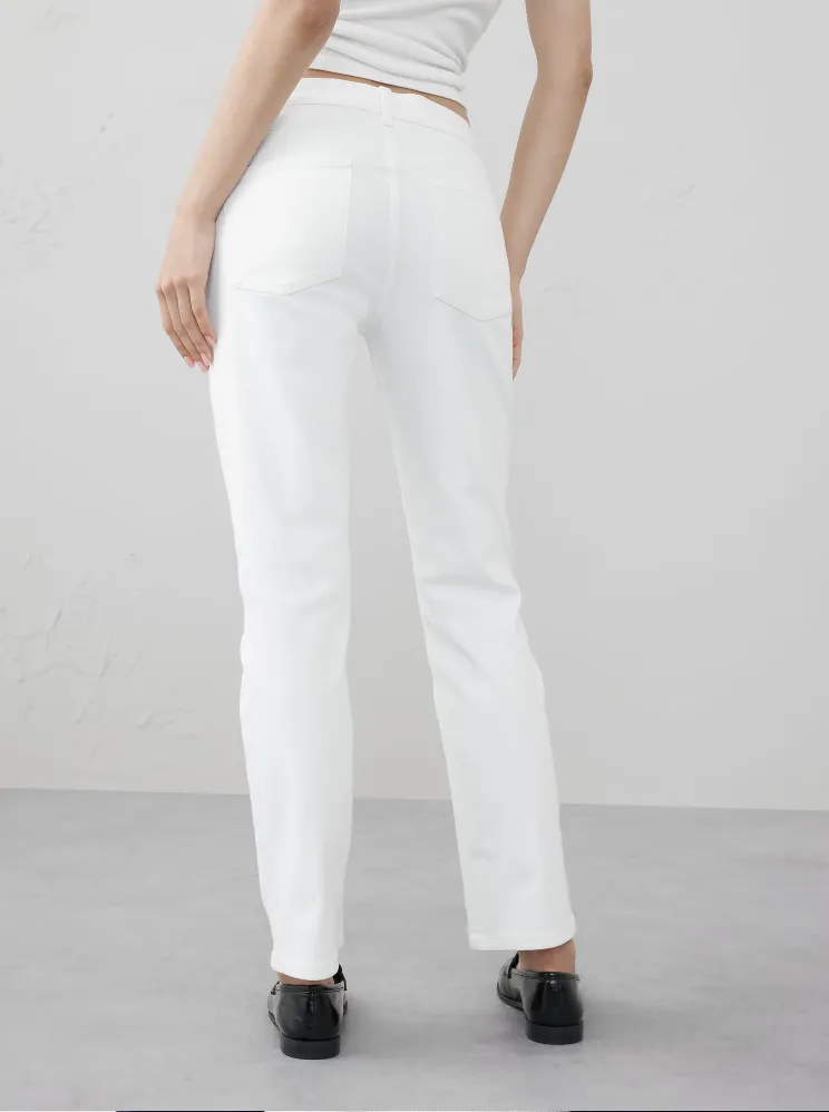 Mid Rise Slim Jeans