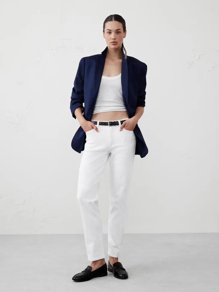 Mid Rise Slim Jeans
