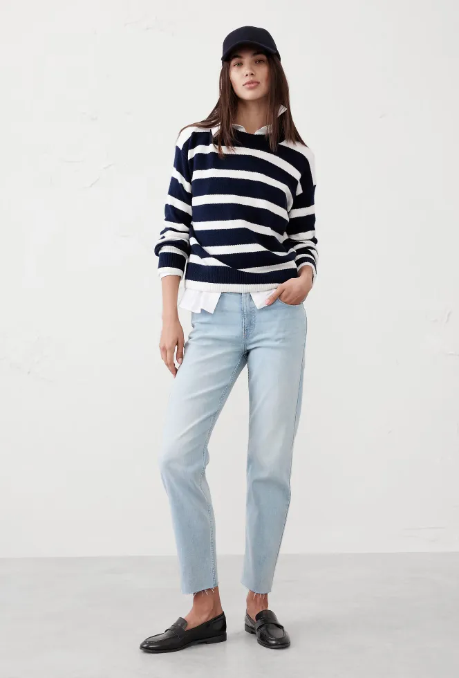 Mid Rise Slim Jeans