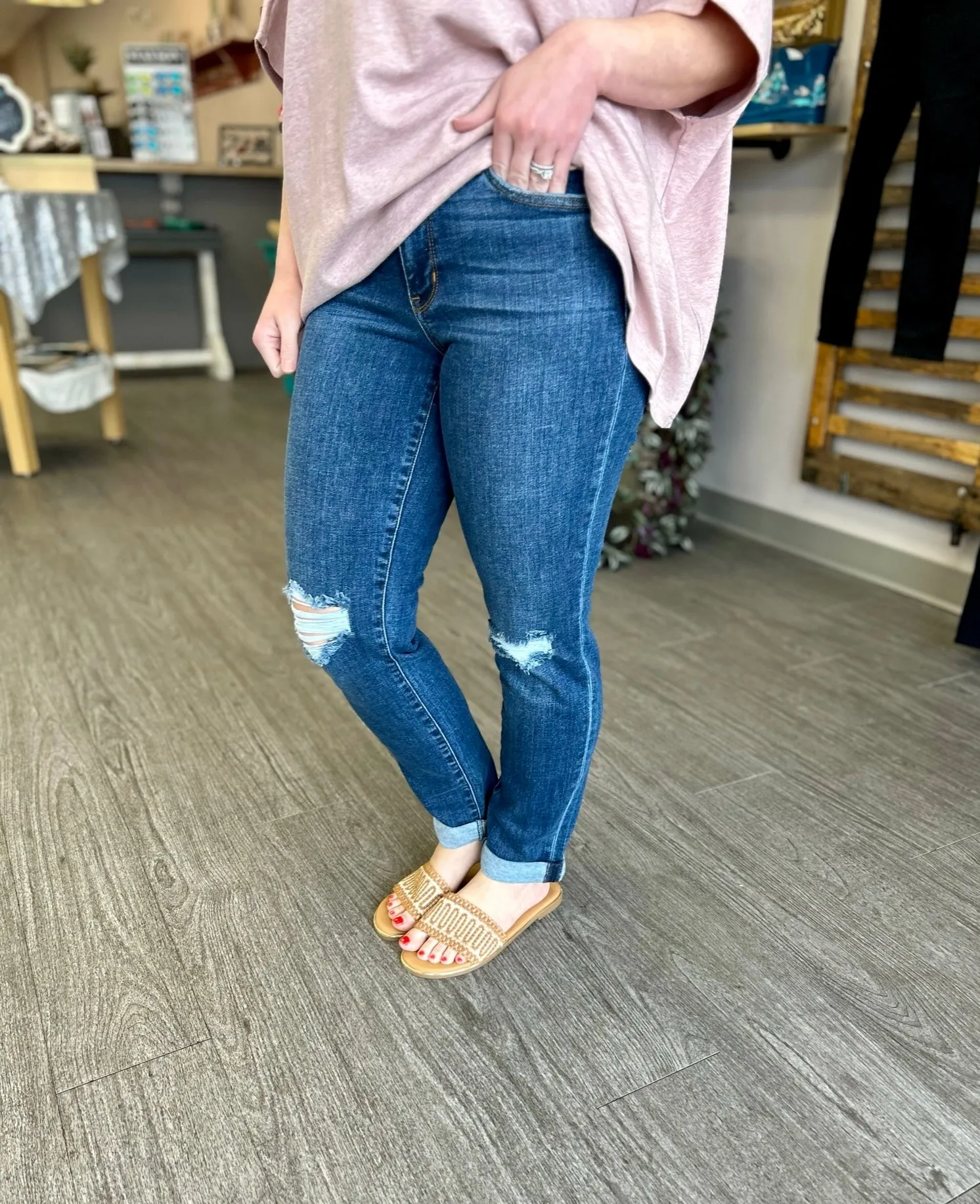 Midrise Slim Fit Jeans