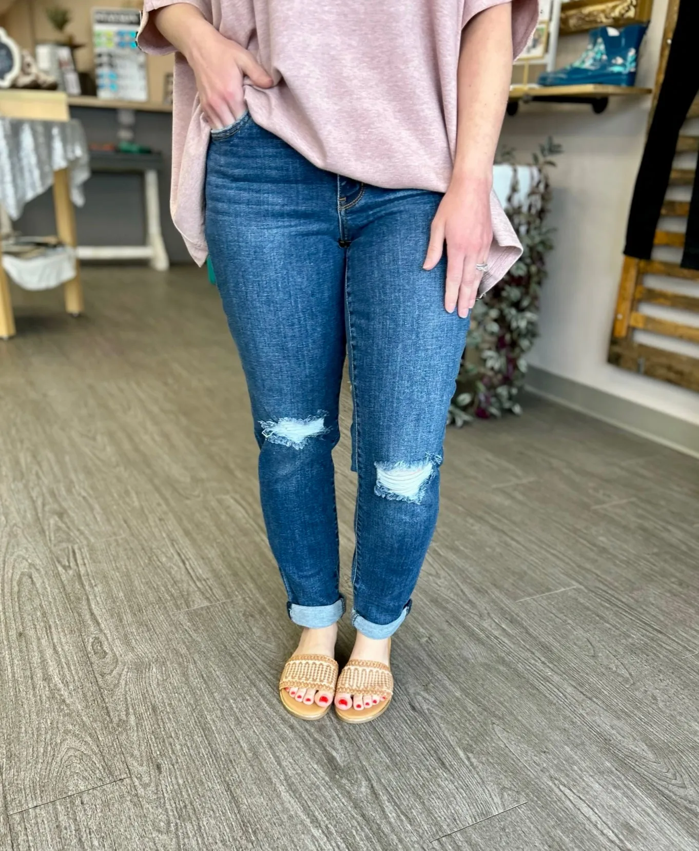 Midrise Slim Fit Jeans