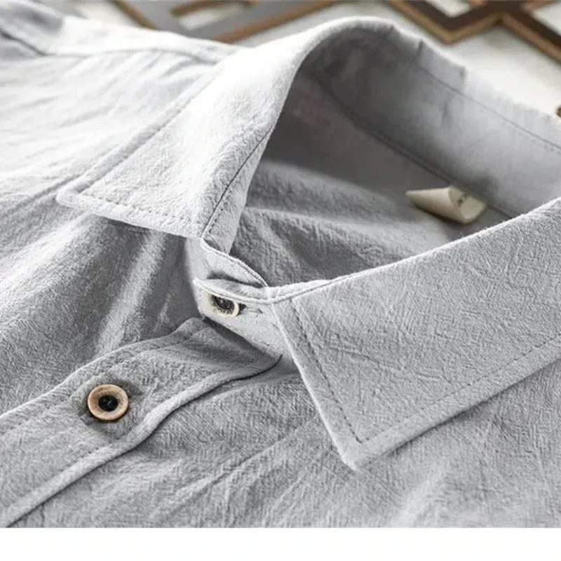 MinimalistWear Herren Patchwork Hemd