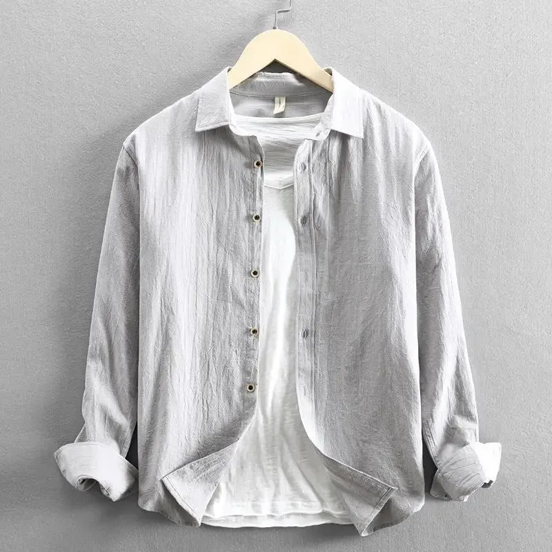 MinimalistWear Herren Patchwork Hemd