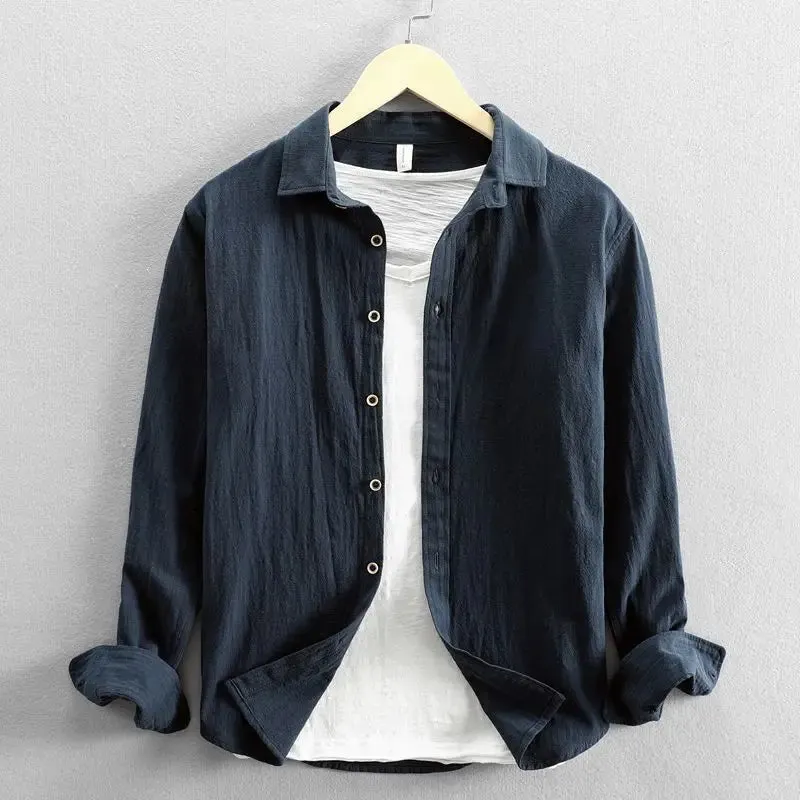 MinimalistWear Herren Patchwork Hemd