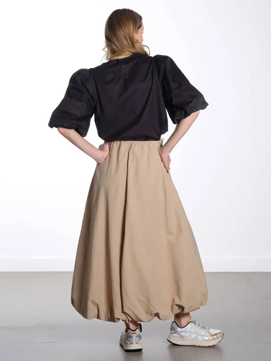 MSJoa Short Sleeve Blouse - Black