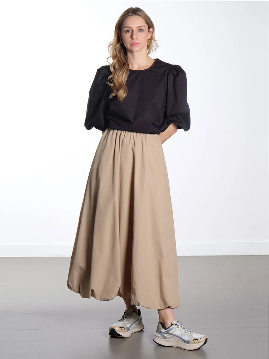 MSJoa Short Sleeve Blouse - Black