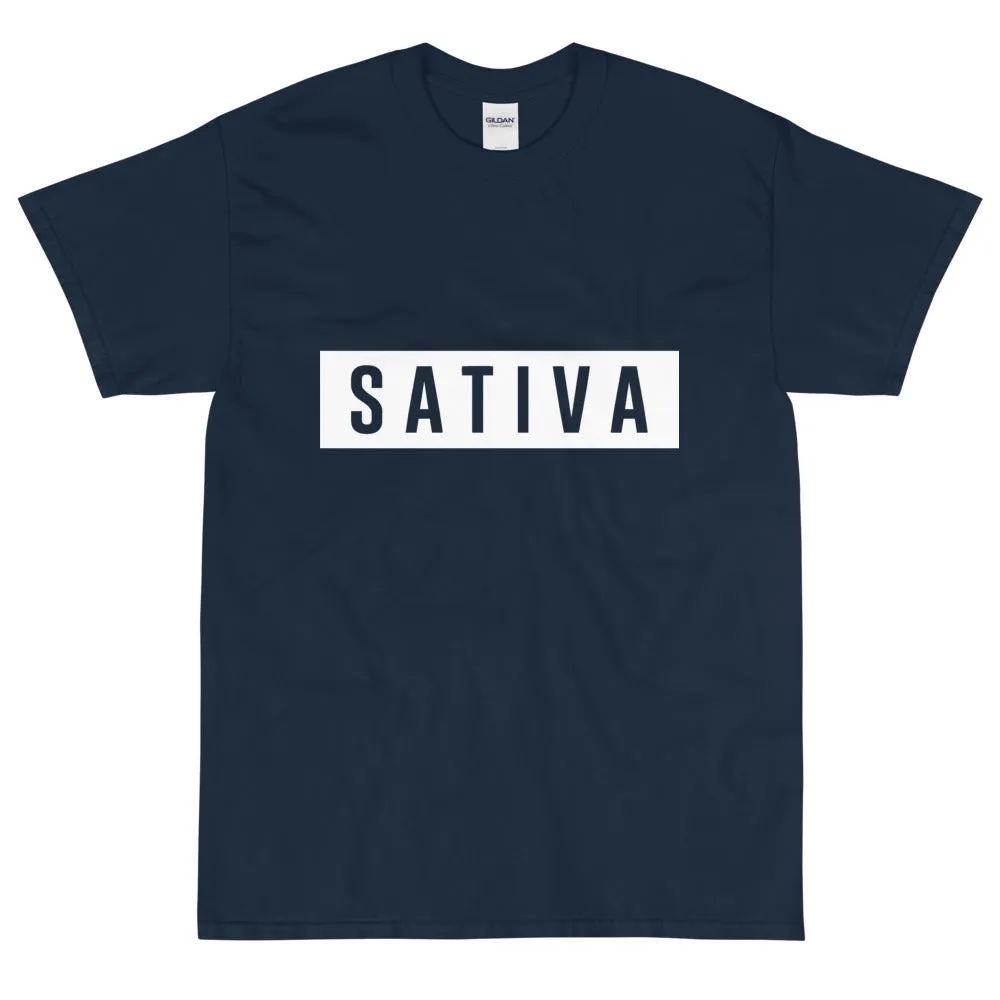 NAVY SATIVA TEE