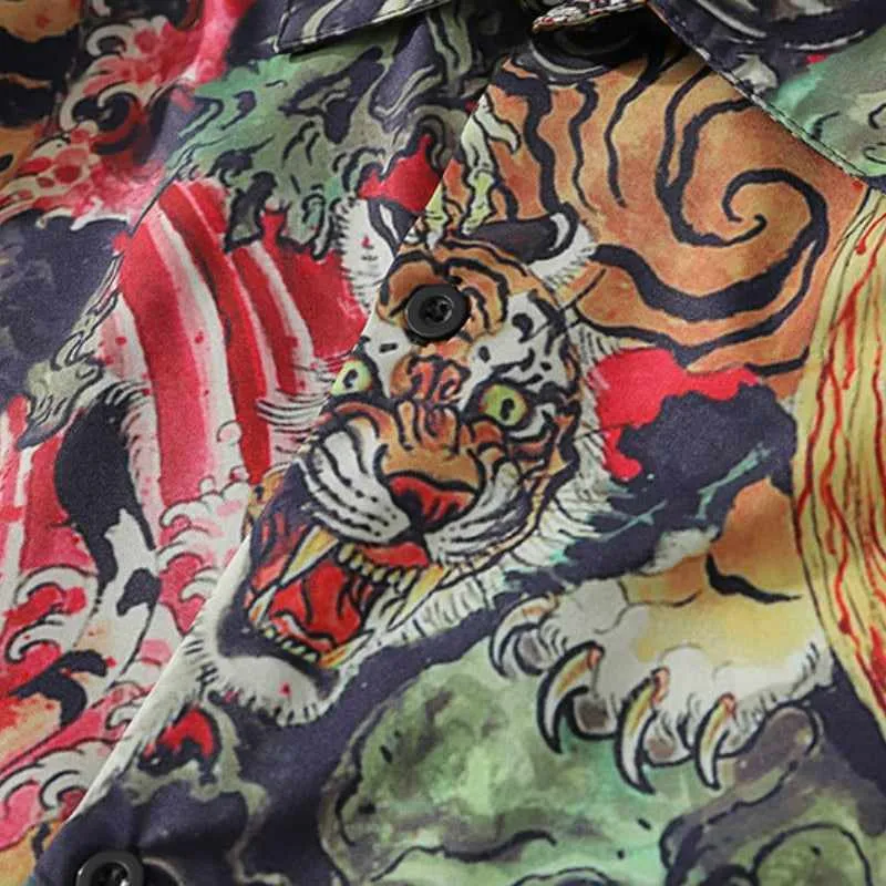 Neo Brawler Tiger Jungle Hawaiian Beach Shirt