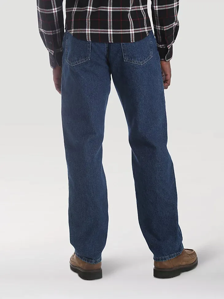 New with tags! WRANGLER® FIVE STAR PREMIUM DENIM RELAXED FIT JEAN IN BLUE RINSE! SZ 34W X 32L