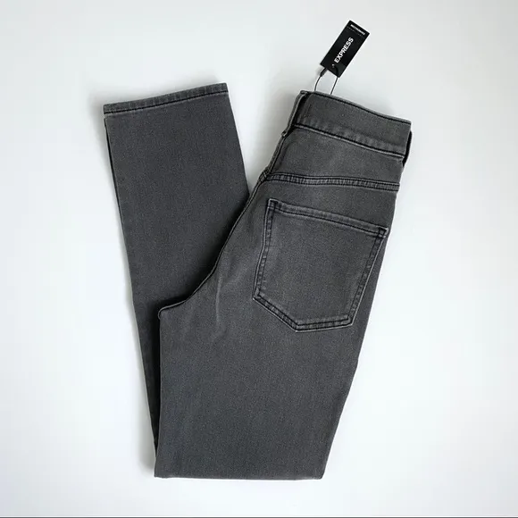 NWT Super High Waist Beaded Side Slim Jeans