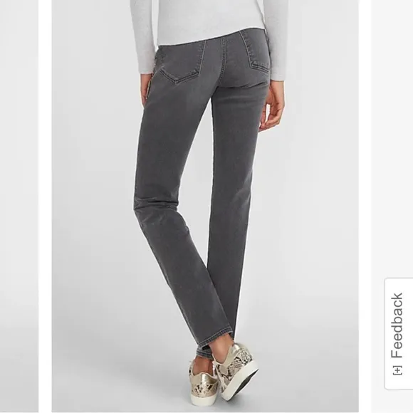 NWT Super High Waist Beaded Side Slim Jeans