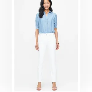 NYDJ Sheri Slim Ankle Cuff Jeans I n Petite