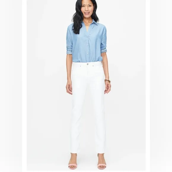 NYDJ Sheri Slim Ankle Cuff Jeans I n Petite