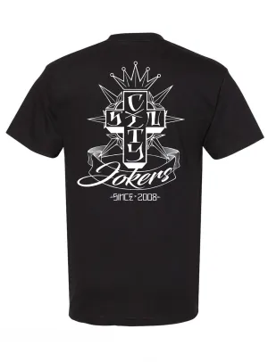 Ol' Skool Cross Men's Black Tee